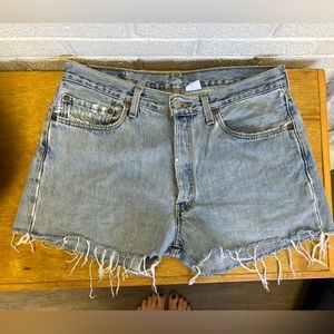 Levi’s Vintage Jean Shorts Size 34 Light Blue